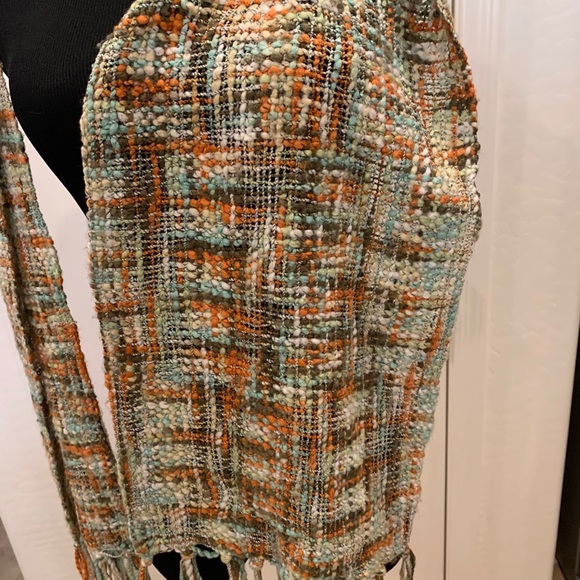 Scarf colorful basket weave - Picture 5 of 5